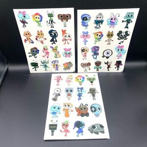 NEW 48 Piece Dandy’s World Kids Cartoon Press On Tattoos Body Art Kit